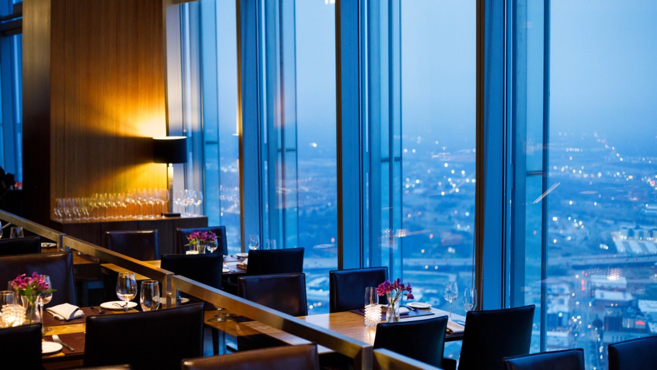 Dining Room View Vast Restaurant Downtown OKC